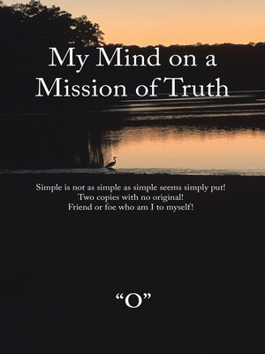 cover image of My Mind on a Mission of Truth